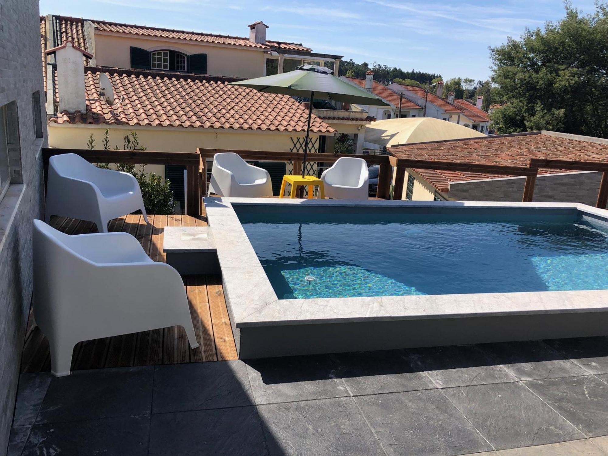 Sintra Breeze - Sun, Pool & Kitchen Hotel Mem Martins Bagian luar foto